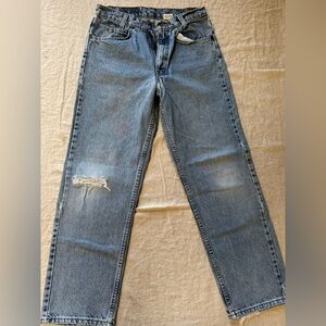 Vintage Levi’s 560 Orange Tab Jeans Made USA 1990s Loose Fit Size 6